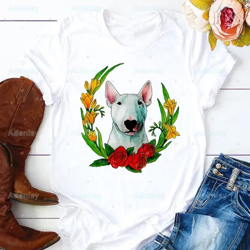 Bull Terrier Artistic Collection T-Shirt