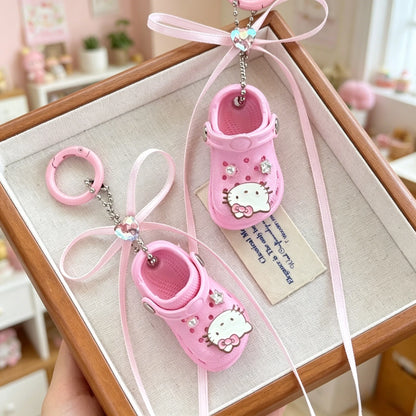 Porte-clés noeud Hello Kitty