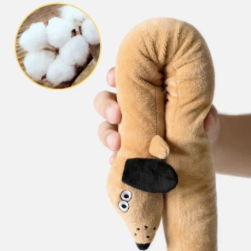 Interactive Snail Plush Snuffle Toy