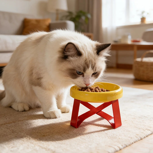Tilted Anti-Vomiting Elevated Feeder