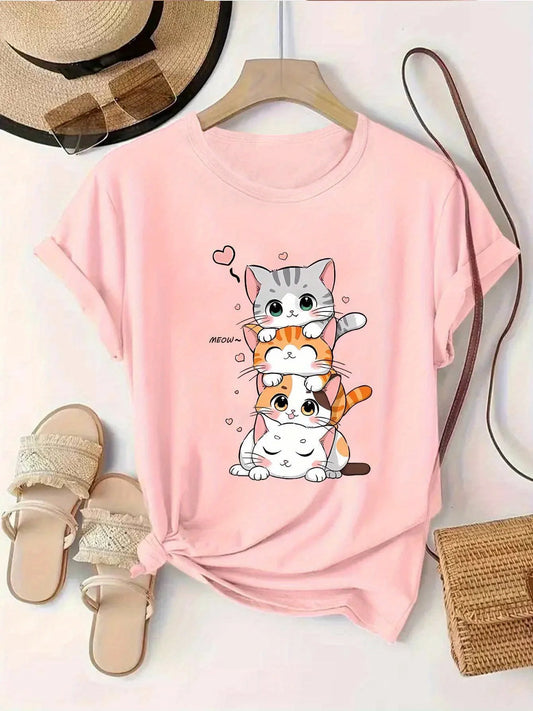 Cute Cartoon Cats Shirt