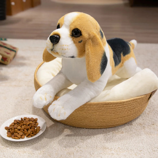 Realistic Beagle Plush Toy