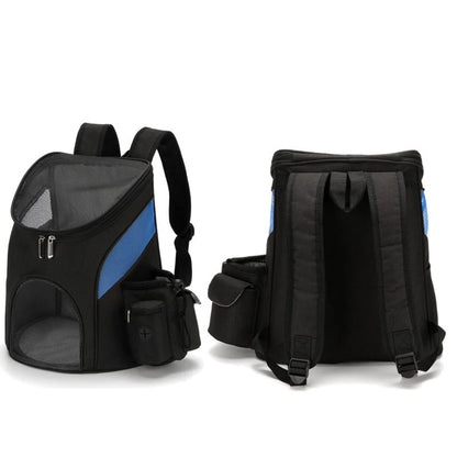 Transporteur pour animaux de compagnie en maille pliable respirant