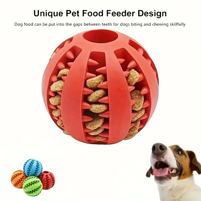 Interactive Treat Dispensing Dog Ball