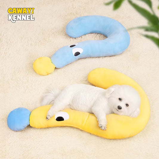 Question Mark Pet Neck Support Pillow