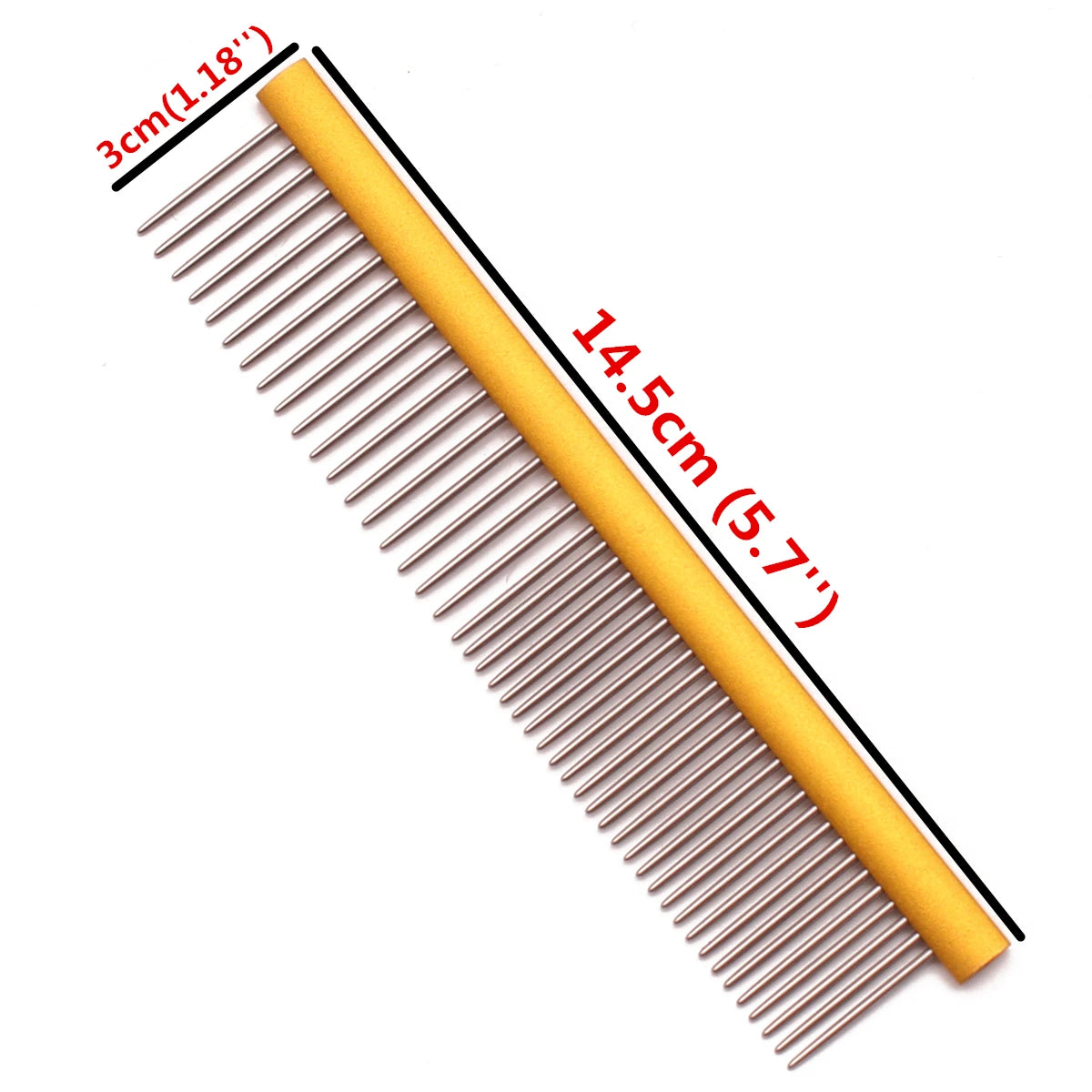 Haustierpflege-Aluminiumbürste