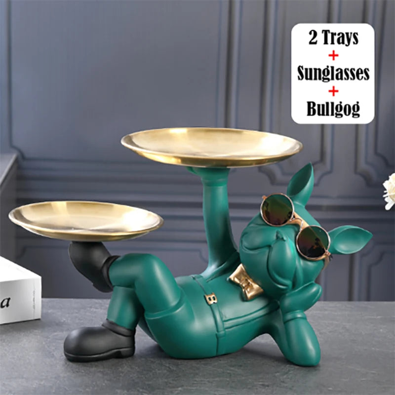 Playful French Bulldog Butler Tray