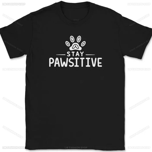 Stay Pawsitive T-Shirt