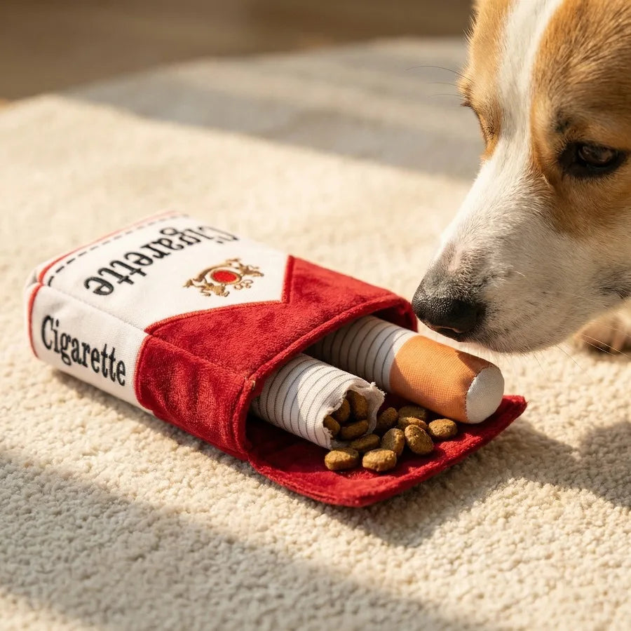 Peluche portasigarette per animali domestici