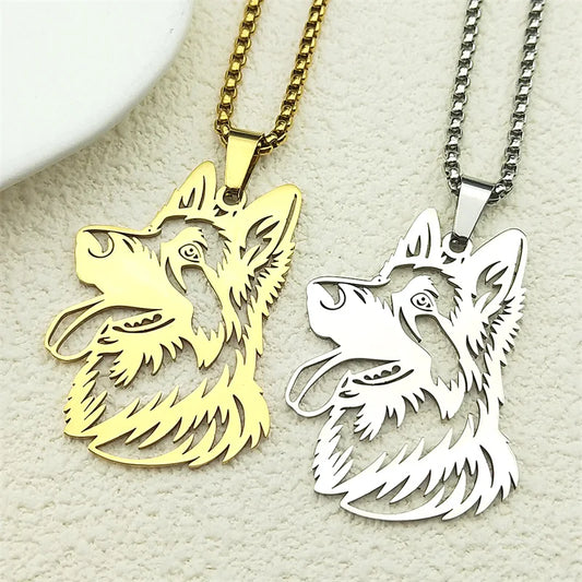 German Shepherd Dog Pendant Necklace