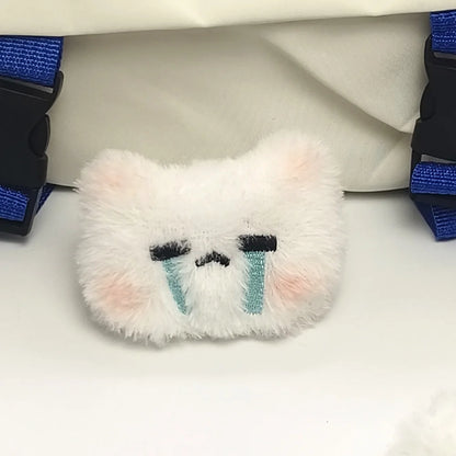 Cute Headphones Kitten Keychain
