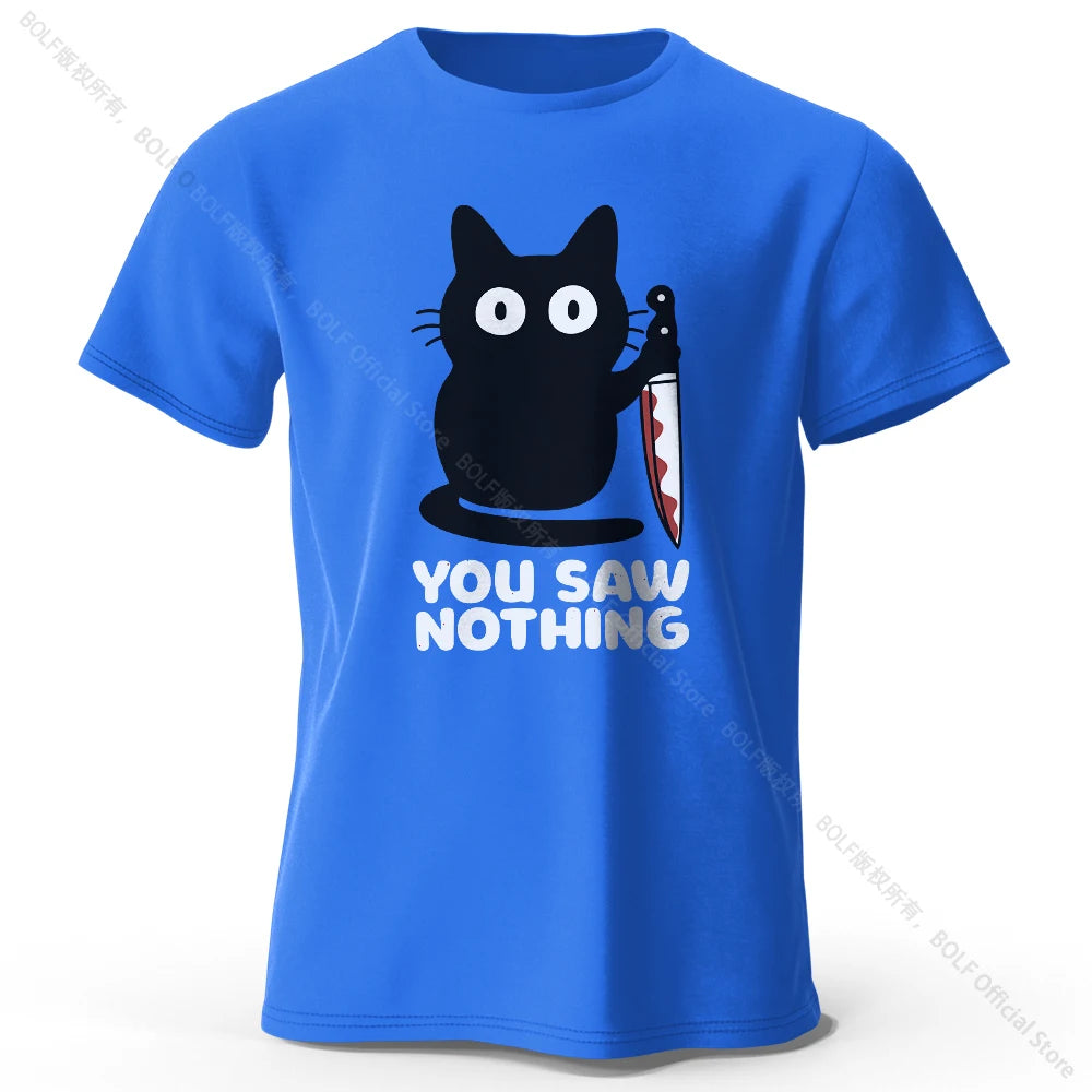 Vous n’avez rien vu chemise de chat
