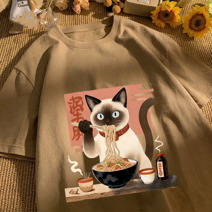 Siamese Eat Ramen Shirt
