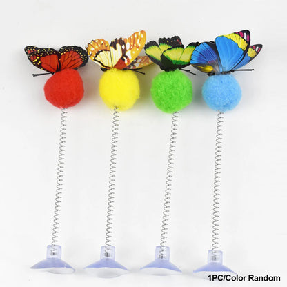 Ball Toy with Suction Cup Interactive Cat