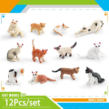 Realistic Miniature Dog Figurines