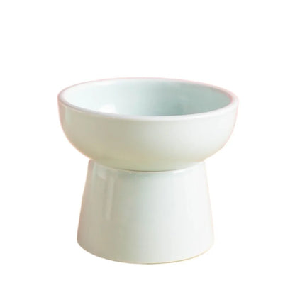 Cat Elevated Bowl Ceramic