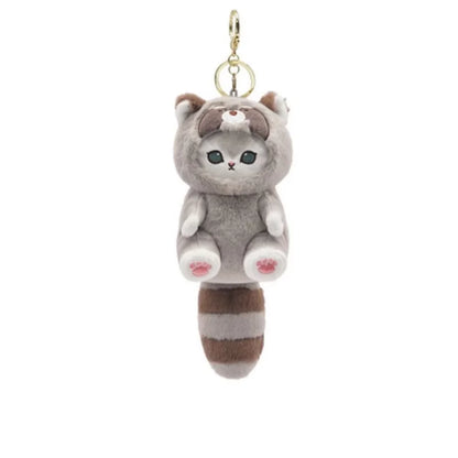 Cat Plush Pendant Keychain