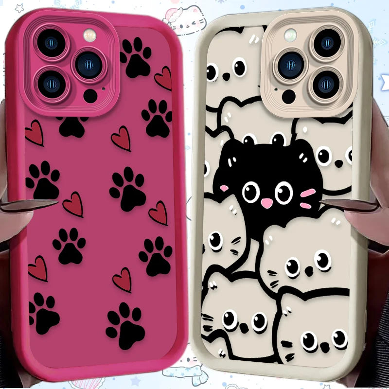 Cute Love Cat iPhone Case