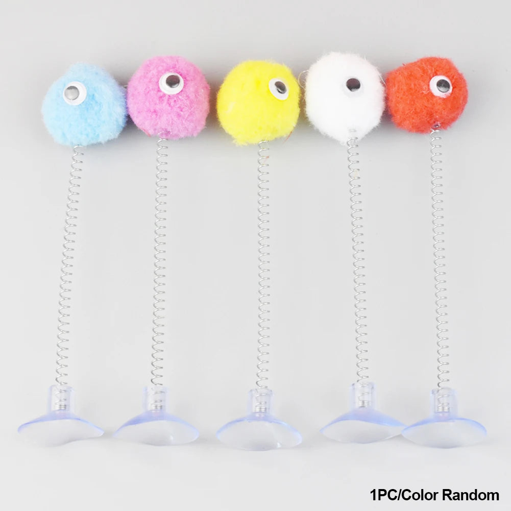 Ball Toy with Suction Cup Interactive Cat