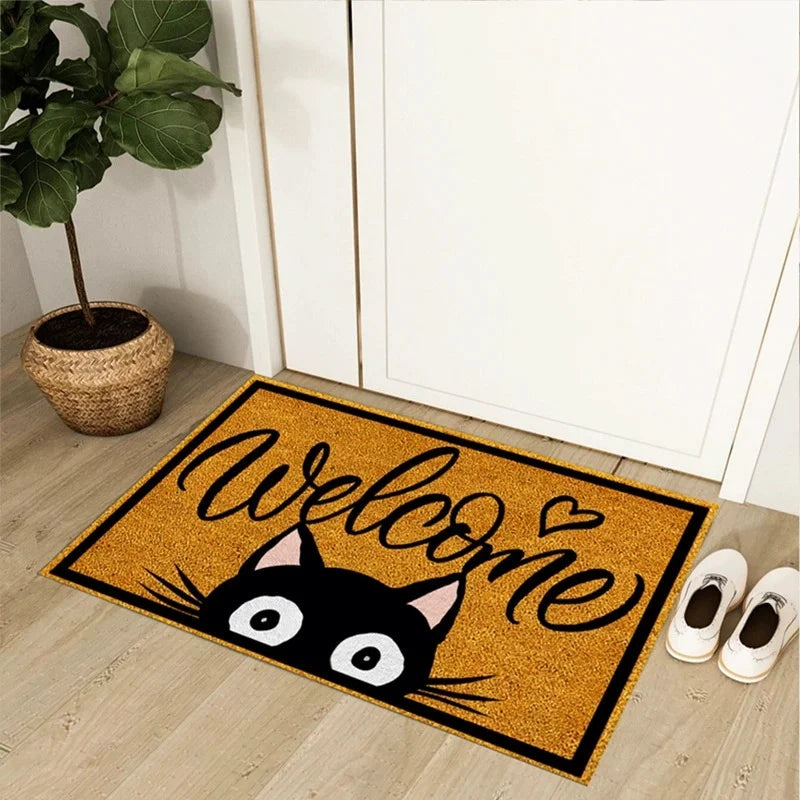 Welcome Carpet Cat Themed