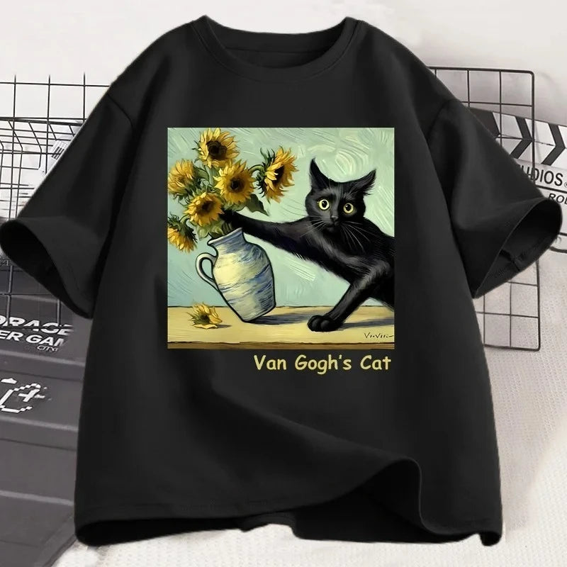 Van Gogh’s Cat Shirt