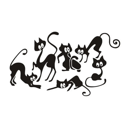 Cats Funny Wall Sticker