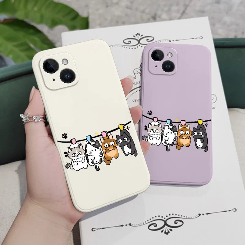 Silicone Cat iPhone Case