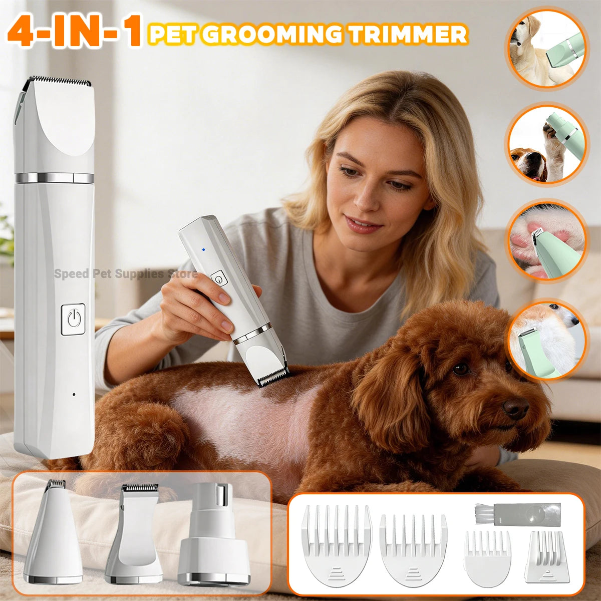Rechargeable Pet Grooming Trimmer