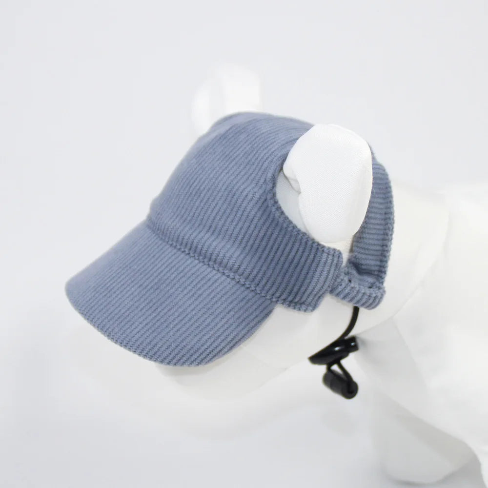 Classic Corduroy Pet Sun Cap