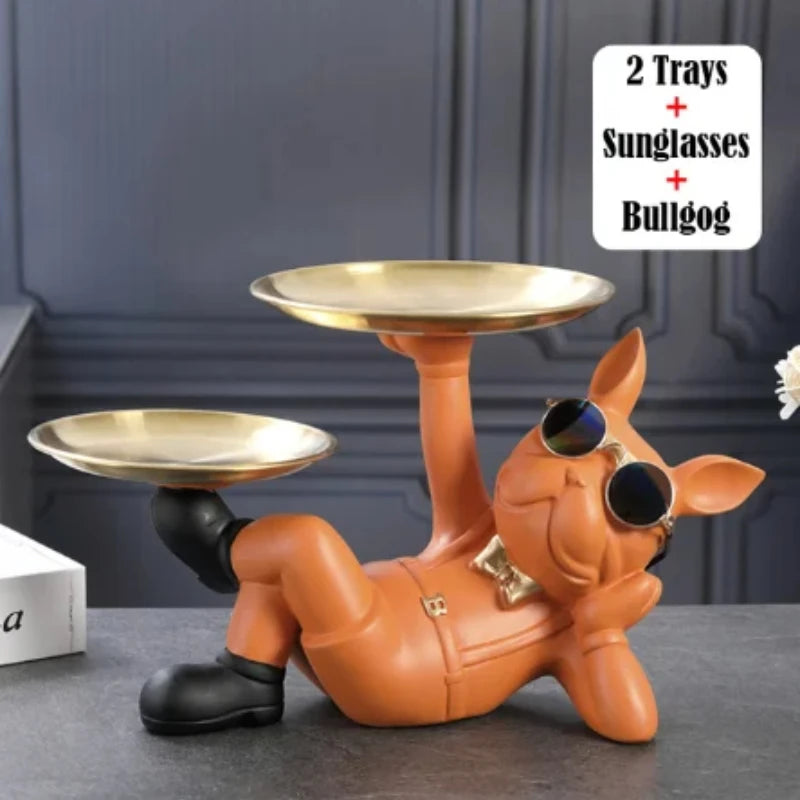 Playful French Bulldog Butler Tray