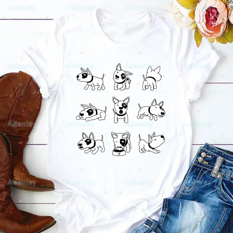 Bull Terrier Artistic Collection T-Shirt