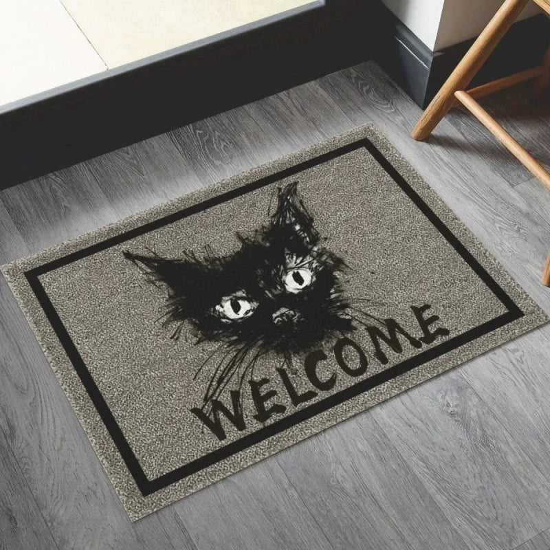 Welcome Carpet Cat Themed