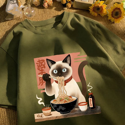 Siamese Eat Ramen Shirt