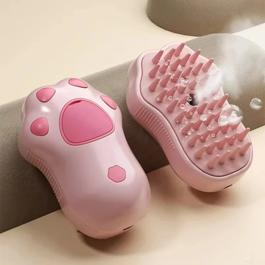 3-in-1 Steamy Pet Grooming Brush