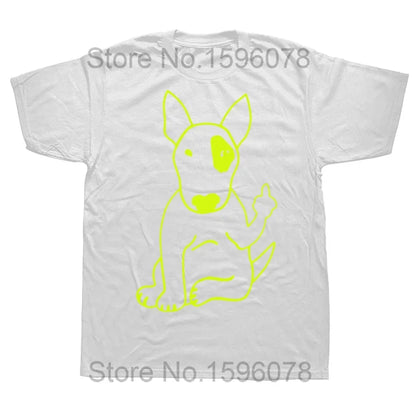 Minimalist Bull Terrier Outline T-Shirt