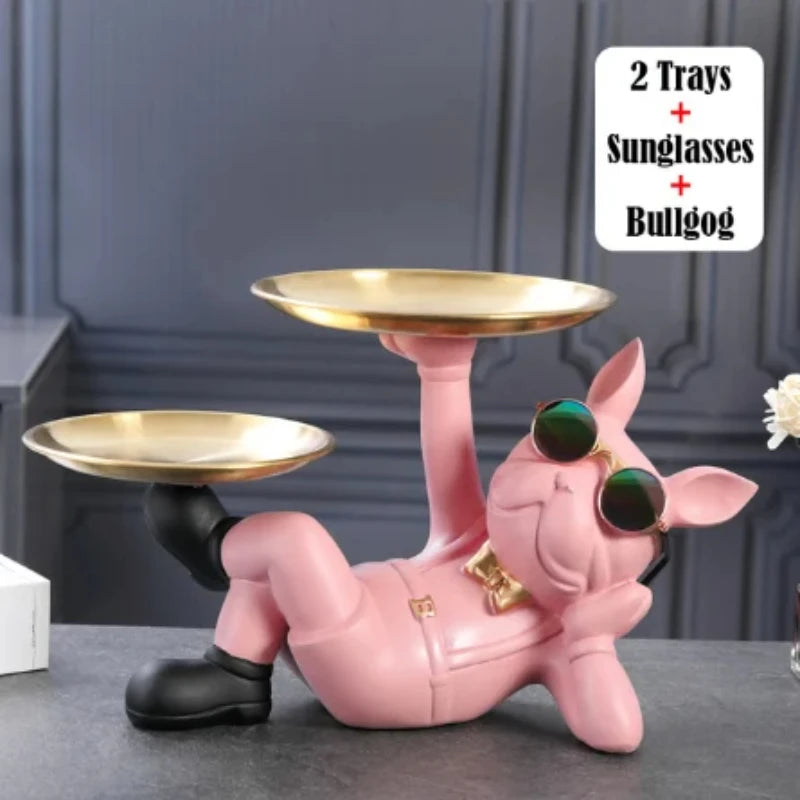 Playful French Bulldog Butler Tray