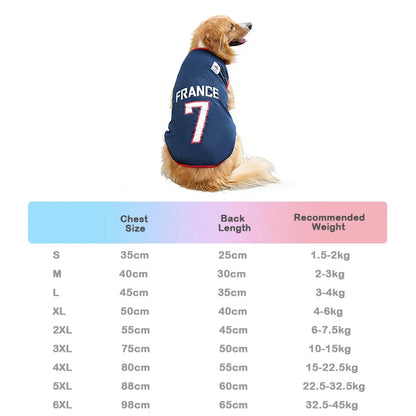 National Team Dog Soccer Jersey