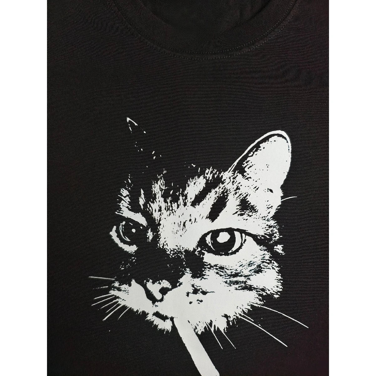เสื้อยืด Retro แมวสูบบุหรี่