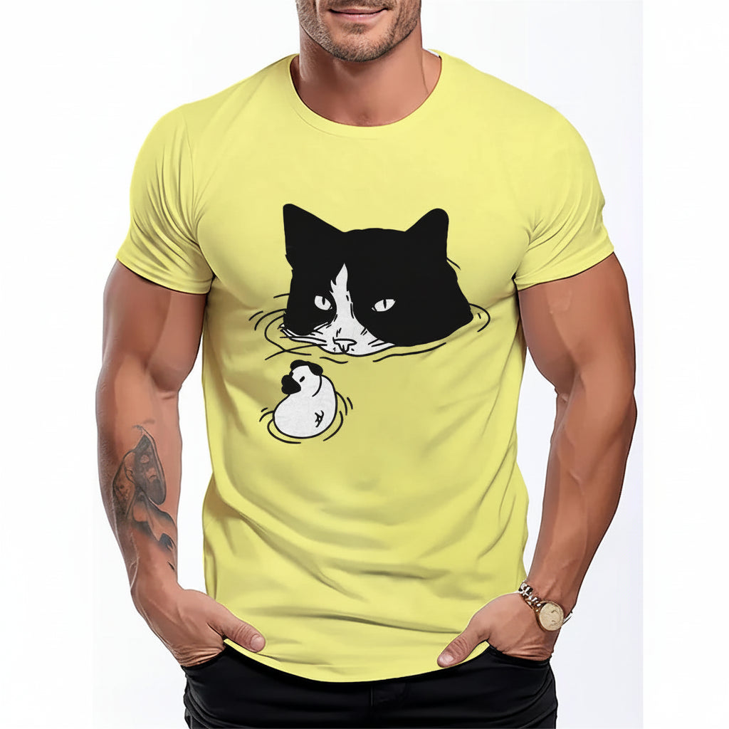 Cat in the Bath Shirt