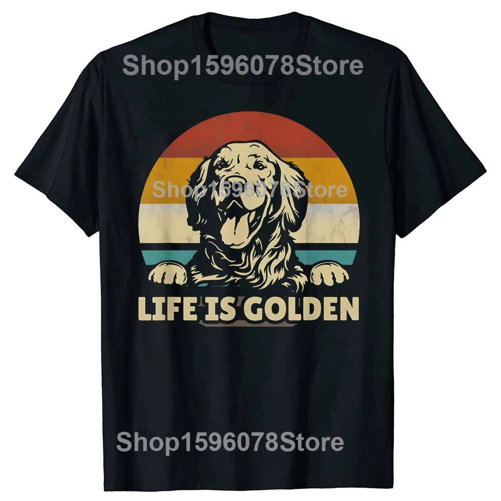 Golden Retriever Vintage T-Shirt
