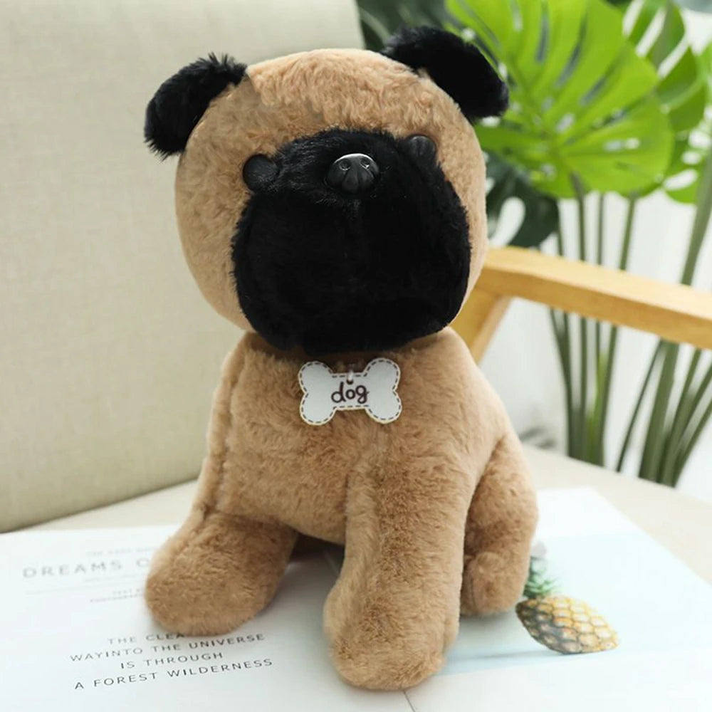 Premium Curly Brown Poodle Plush Toy