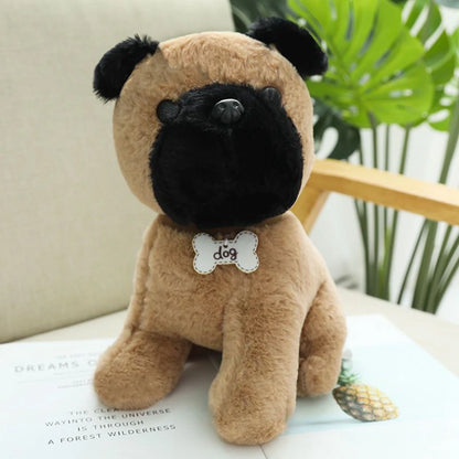 Premium Curly Brown Poodle Plush Toy