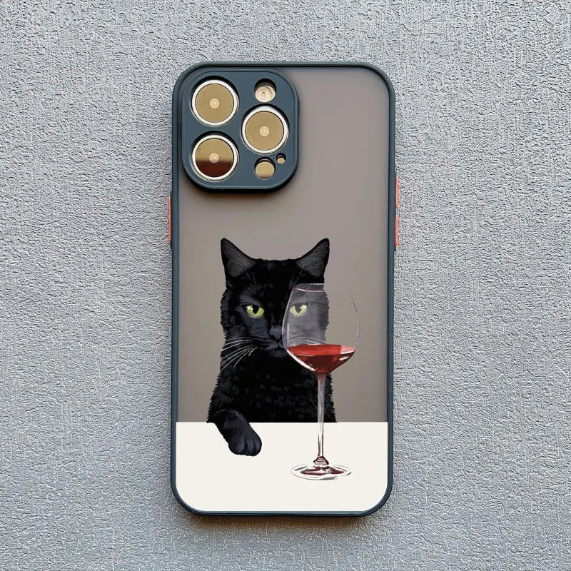 Funny Cat Daily Life iPhone Case