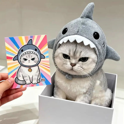 Shark Guardian Pet Headwear