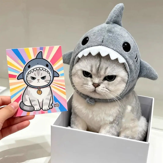 Shark Guardian Pet Headwear