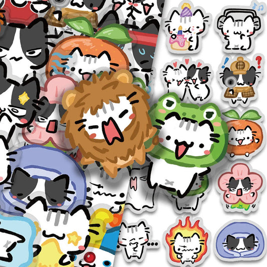Kawaii Chibi Cat Stickers Pack