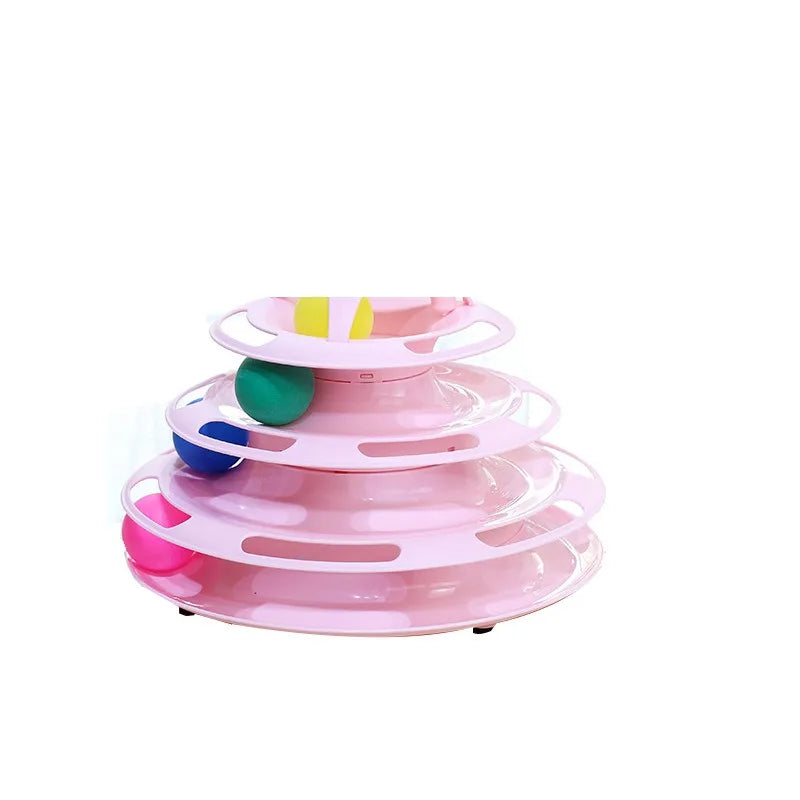 Three-Layer Cat Ball Toy