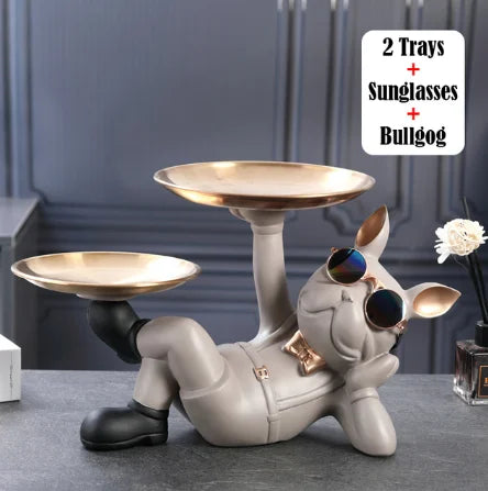 Playful French Bulldog Butler Tray