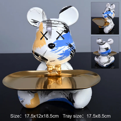 Bear Sculpture Catch-All Tray