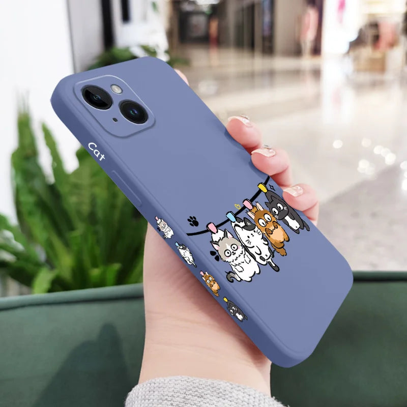 Silicone Cat iPhone Case